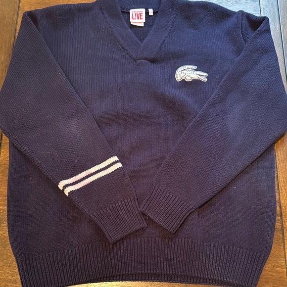 Lacoste Men's Navy Sweater
